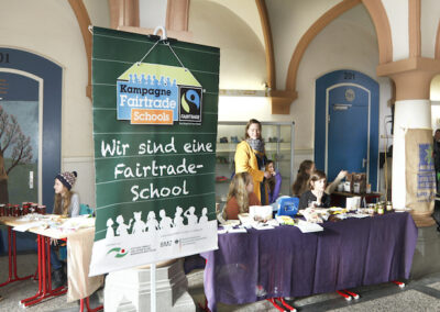 Stand der Fairtrade School